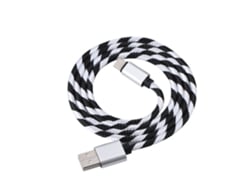 2 Piezas Cable Type C 3 Pies Carga Rápida 2a Cable De Datos Usb Para Samsung Lg Nintendo Plata
