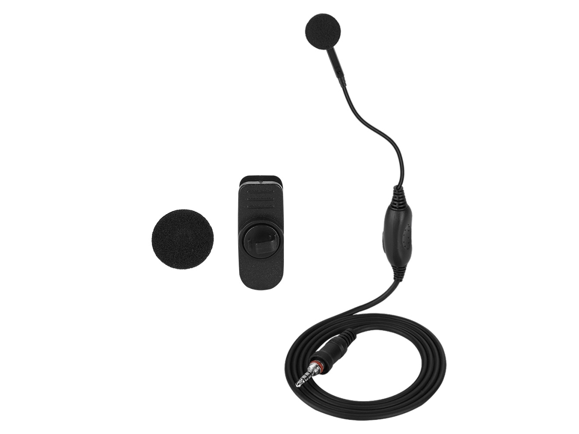 Auriculares intraaurales (botón PPT, compatibles con radios)