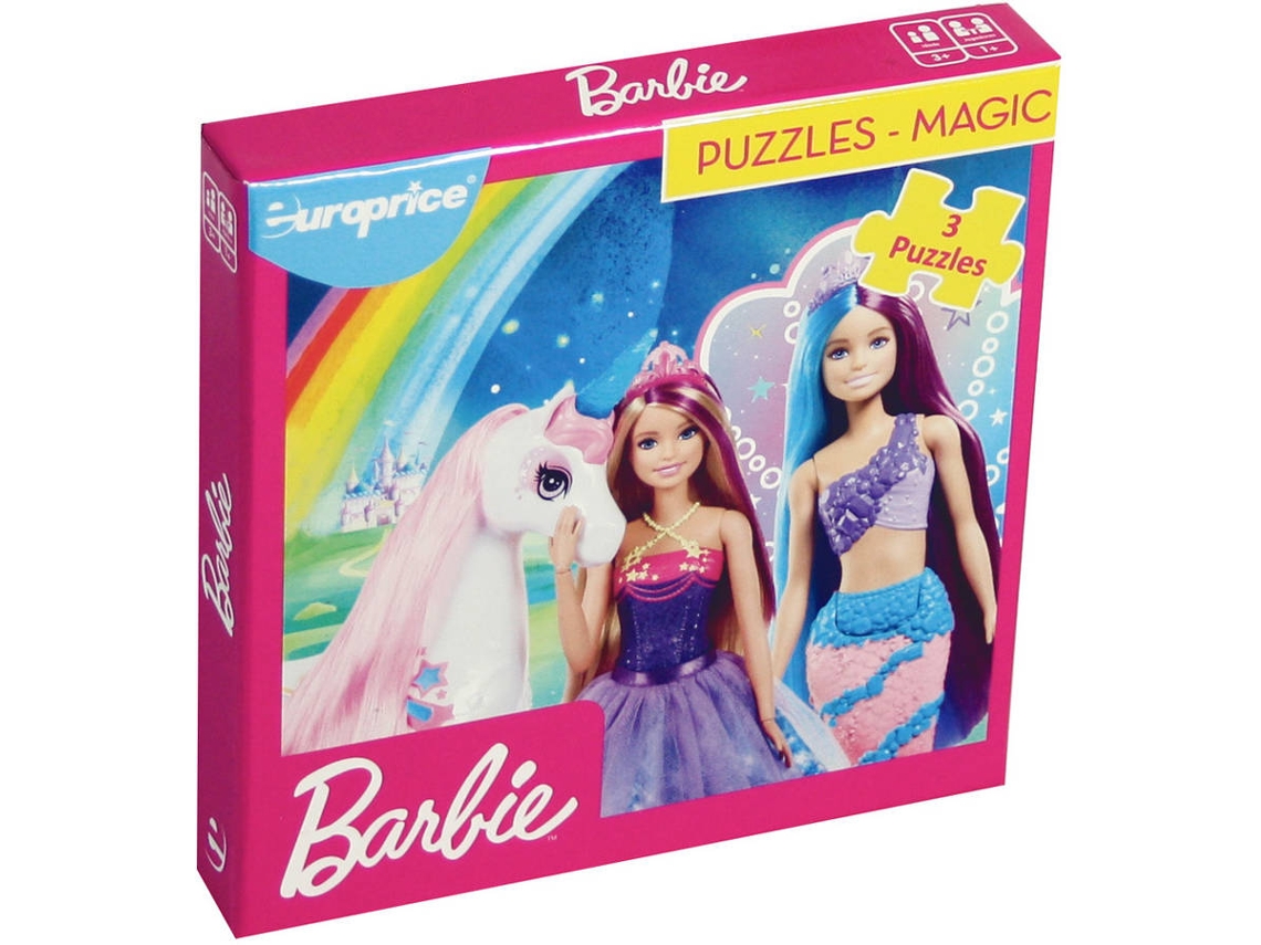 Puzzle EUROPRICE Barbie 3 (Edad Mínima: 3 años - 27 Piezas)