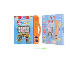 Ats-libro De Sonidos Electrónico Abc En Inglés Y Malayo Para Niños Con Lápiz Animal Fruta Aprendizaje Juguete Educatsivo Naranja