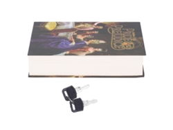 Caja Fuerte Simulada Con Forma De Libro Y Llave Para Guardar Dinero, Joyas Y Objetos De Valor.