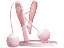 Cuerda Para Saltar Con Contador - Cuerda Inalámbrica Para Entrenamiento Físico - Cuerda De Velocidad (rosa)