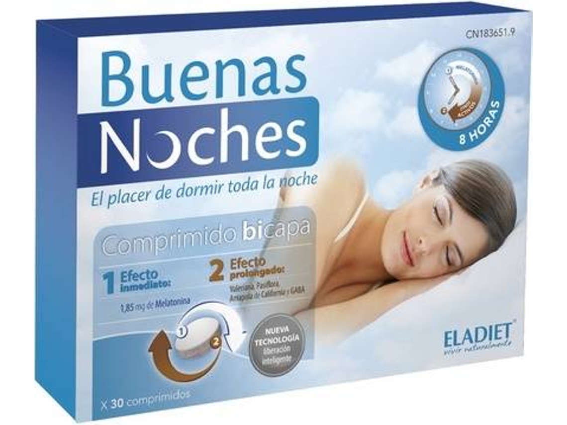 Complemento Alimentar ELADIET Boas Noites (30 comprimidos de 660mg)