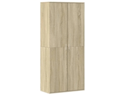 Zapatero EXCLUSIVO DE LA CASA en contrachapado de roble Sonoma (80x39x178 cm)