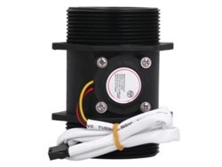 Sensor De Flujo De Agua Hilo Externo G2 Pulgada Turbina 10-200l/min Dc3-24v Medidor De Flujo Yfdn50