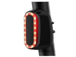 Luz Trasera Bicicleta Detección Frenado Usb Recargable Ipx8 Mtb Negro Yizhood