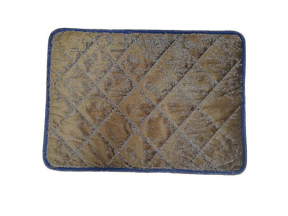 2026-almohada Autocalentante Para Mascotas Perro Gato Conejo Colchón Calefactor Sin Cable Lavable Gris Marrón Azul Oscuro Xl Marrón