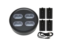 Cargador De Baterías Para Mando De Xbox One Con 4 Baterías Recargables De 800 Mah.