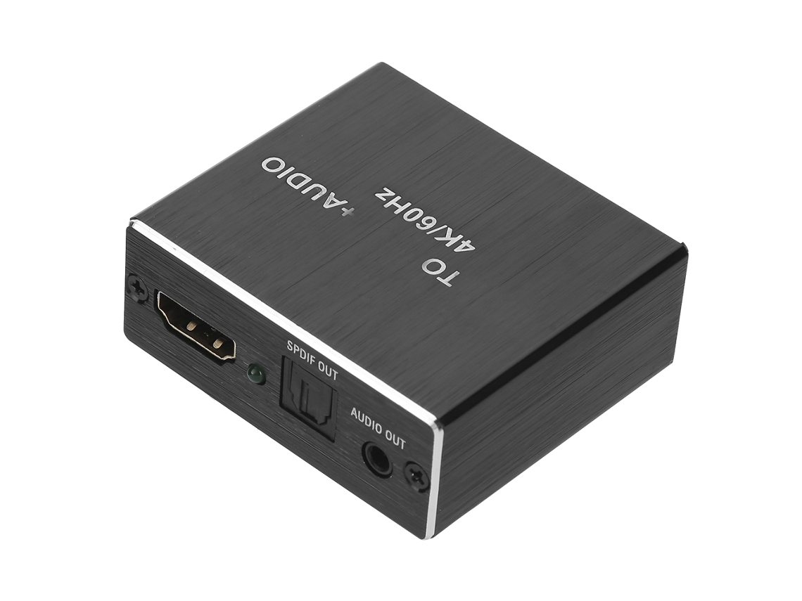 Divisor de audio HDMI 2.0 que extrae audio compatible con 4k/60hz