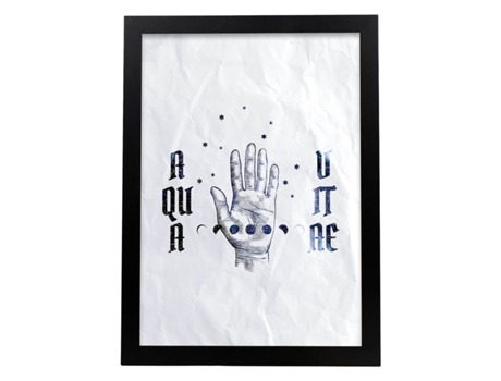 Póster NACNIC Aqua Vitae con Ilustraciones de Magia y El Mundo de Lo Oculto.