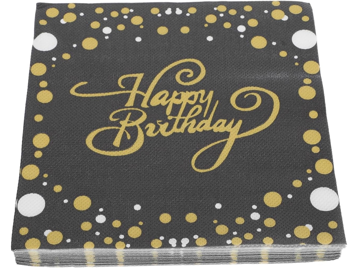 Juego De 100 Manteles Individuales Y Servilletas De Cumpleaños