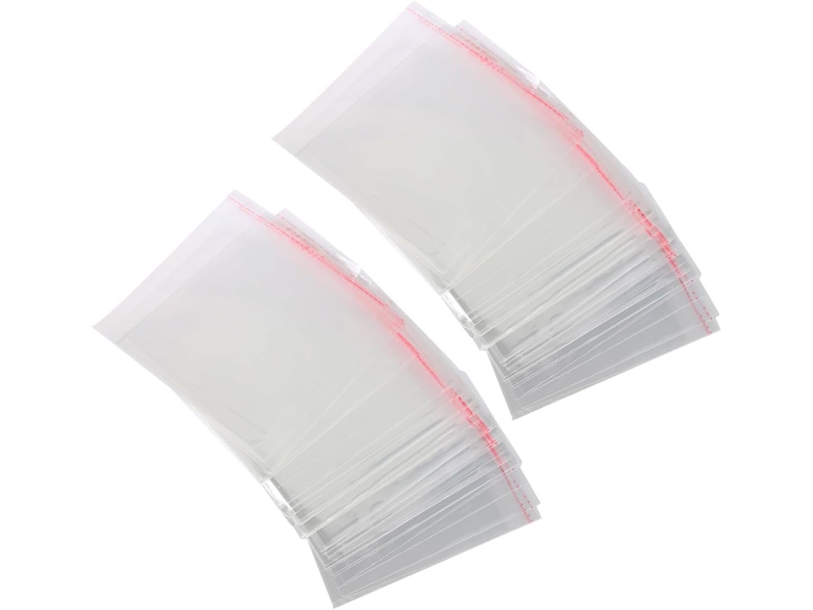 200 Bolsas Autoadhesivas Transparentes Opp 12 18 Paquete Embalaje Joyería Pequeñas Empresas X Cm Ropa