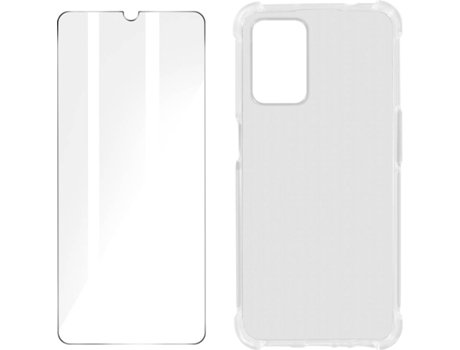 Kit Funda + Protector de Pantalla Oppo A16s AVIZAR Cristal Templado (Transparente)