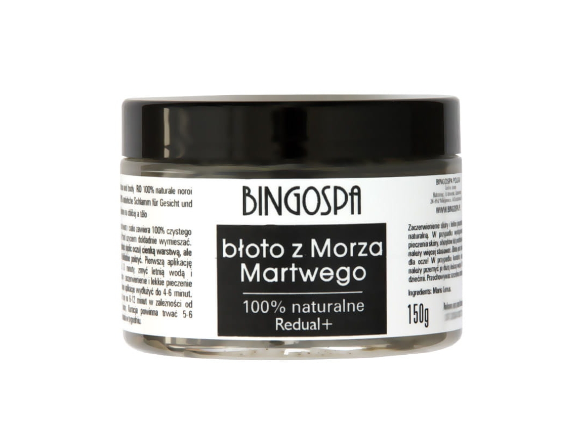 Barro del Mar Muerto para el acné y la seborrea? Fórmula Redual, 150 g Bingospa