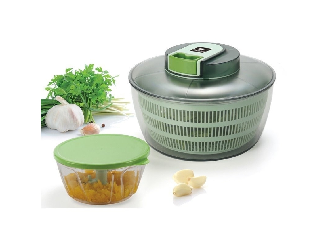 Set de Escurridor de Ensaladas y Mini Picador Manual Herramientas Versátiles para la Cocina Descubre la practicidad del set de escurridor de THULOS