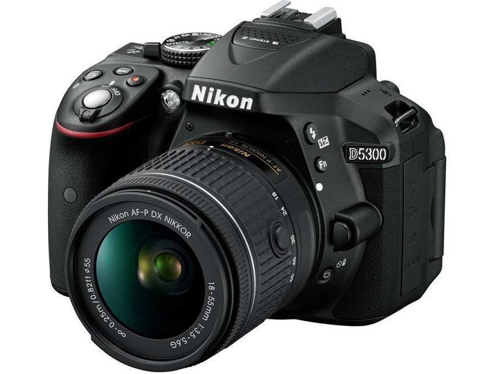 Kit Cámara Réflex NIKON D5300 + 18-55VR (24.2 MP - ISO: 100 a