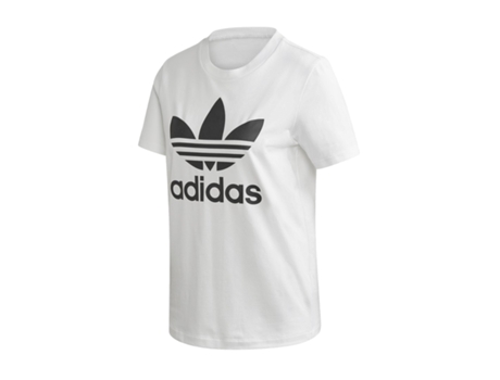 Camiseta ADIDAS ORIGINALS Mujer (Algodón - Blanco - 30)
