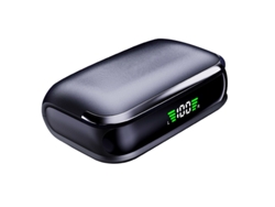 Auriculares Bluetooth 5.3 BX31, 75 horas de reproducción, resistentes al agua IPX7, auriculares inalámbricos para iOS/Android JIAPEI (negro)