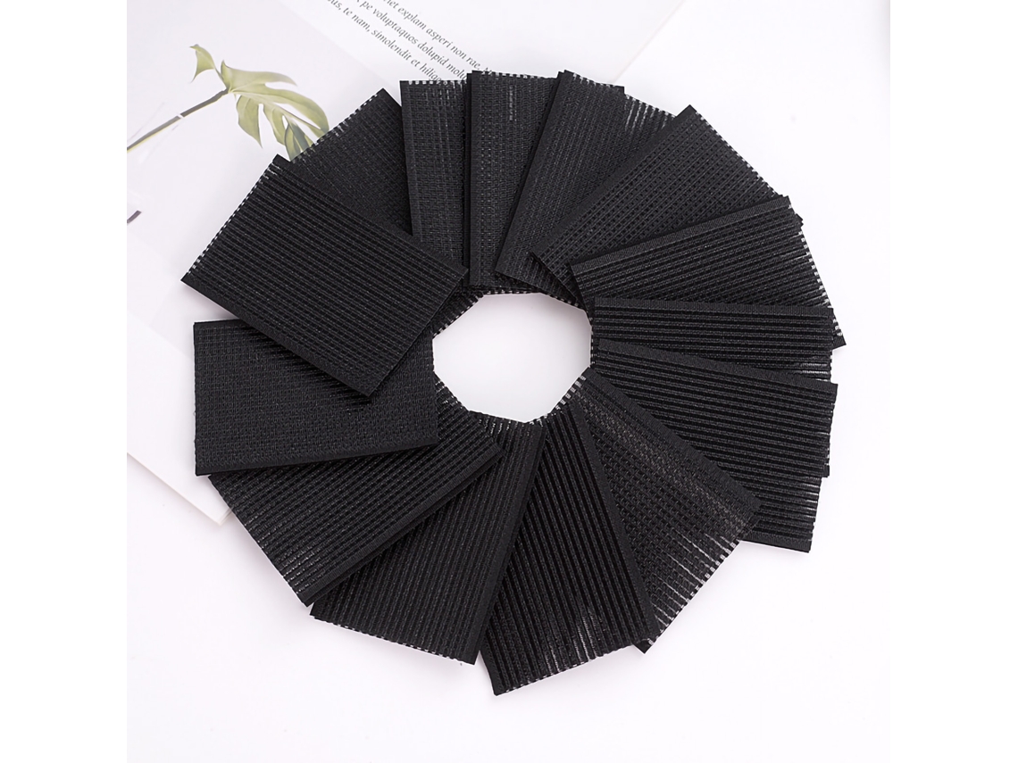 Pegatina Para Pelo Hair Grippers Para Salón, Sujetador De Flequillo, Parche De Peinado, 6x7cm, Negro, Para Mujeres