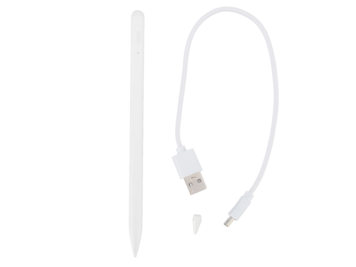 Lápiz digital activo con inclinación para tableta iOS con pantalla capacitiva táctica y batería de larga duración.