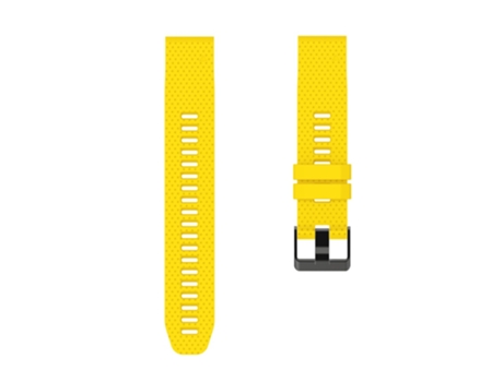 Correa de Silicona para Garmin Fenix 6S - amarillo
