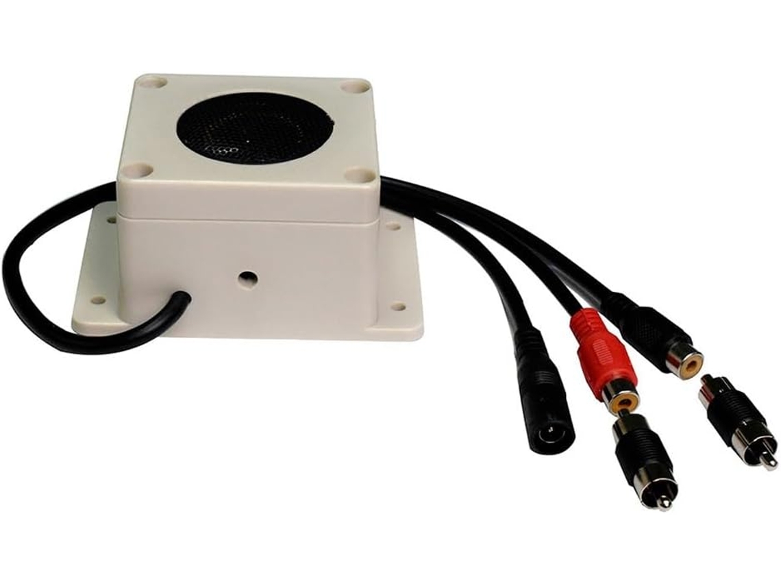Micrófono Y Altavoz Impermeables En Un Solo Dispositivo Para Grabación De Cámaras De Seguridad Ip En Exteriores