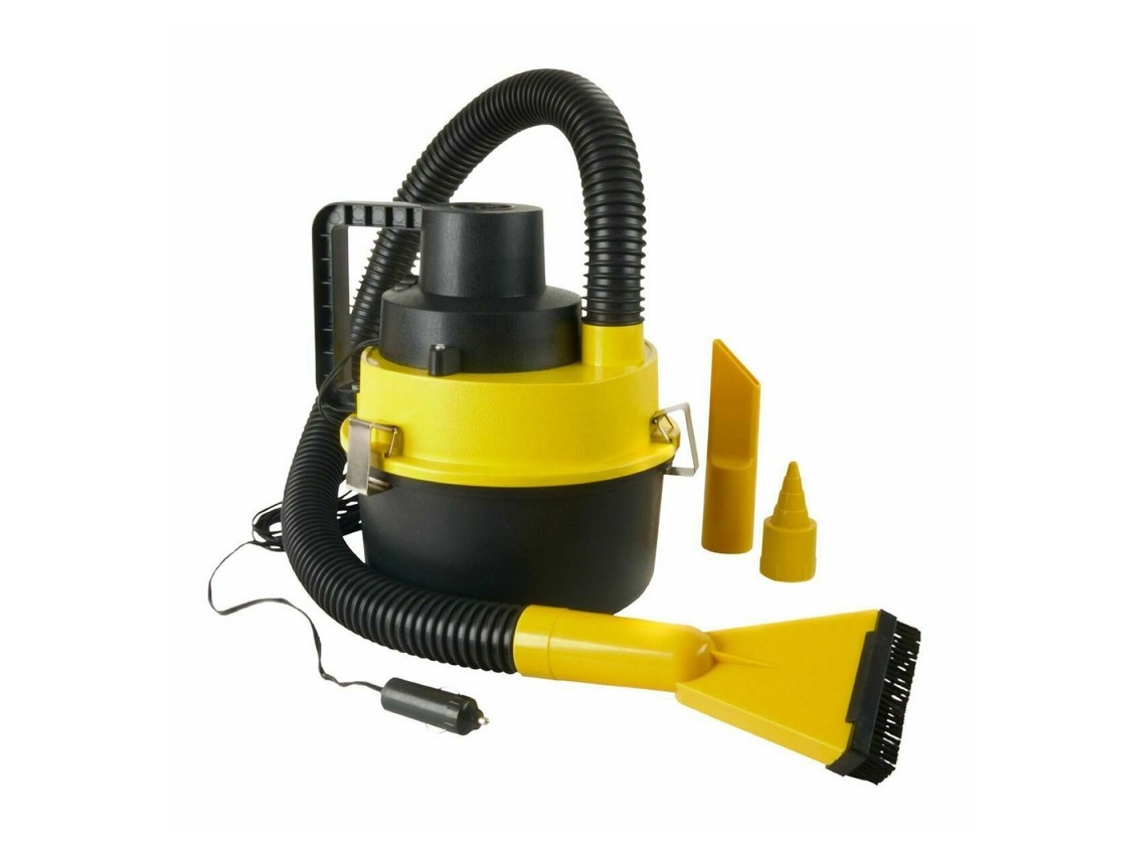 Aspirador Para Coche Aspiradora Portátil De 12V 90W Sin Bolsa 4 Boquillas KMT