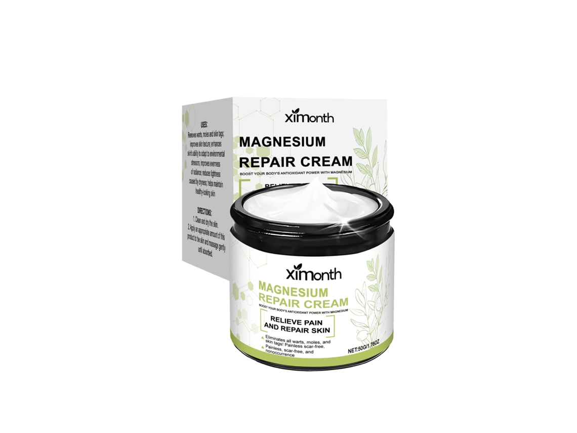 Crema de magnesio para calmar la piel