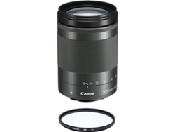 Objetivo CANON EF-M 18-150mm F3.5-6.3 IS STM Negro (Caja Blanca) + Filtro HOYA UX UV 55mm