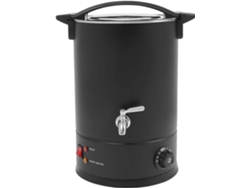 Fundidor de cera, capacidad de 12 litros, potencia de 1800 W, color negro.