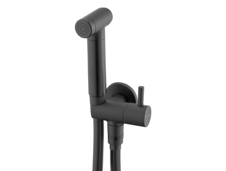 Grifo para Bidés DEANTE En Negro con Mango Extensible y Manguera de 1,5 M, Conexión Angular