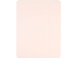 Funda Premium De Tpu Suave Color Rosa Claro Para Tablet Con Función De Suspensión.