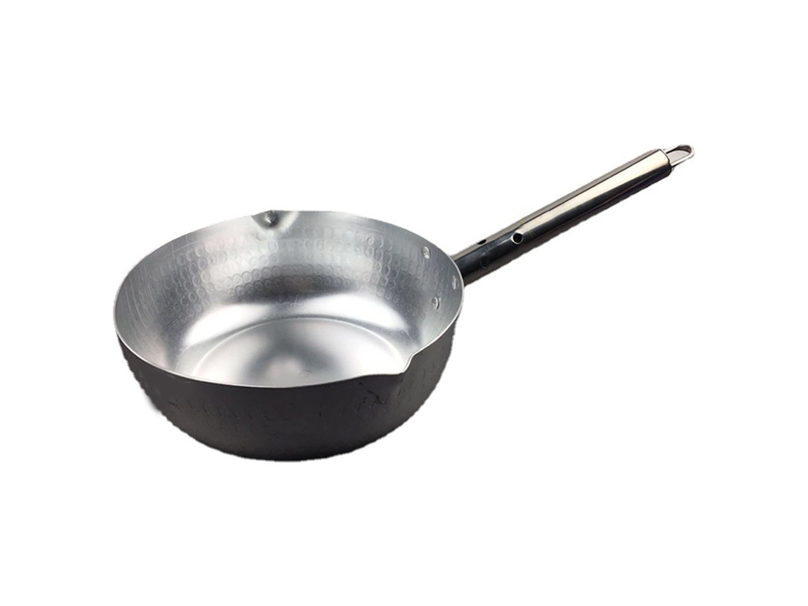 Sartén Yukihira De Aleación De Aluminio Con Mango De Acero Inoxidable, Antiadherente, 22 Cm (8,7 Pulgadas)