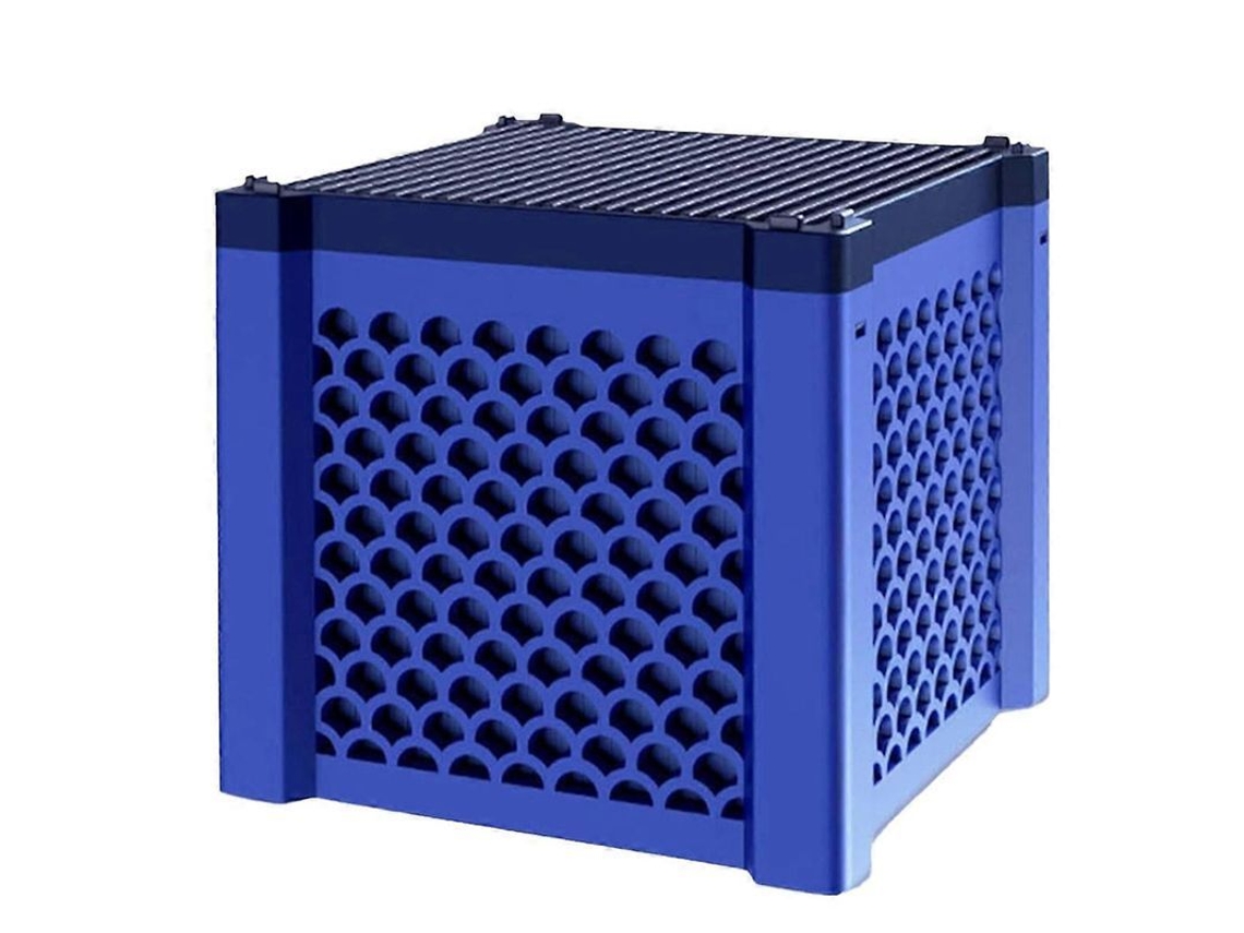 Cubo Purificador De Agua Con Carbón Activado Para Acuarios, Fuentes Y Estanques - Azul