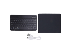 Teclado Bluetooth Inalámbrico Portátil Recargable Ultradelgado De 10 Pulgadas Para Tabletas Android.