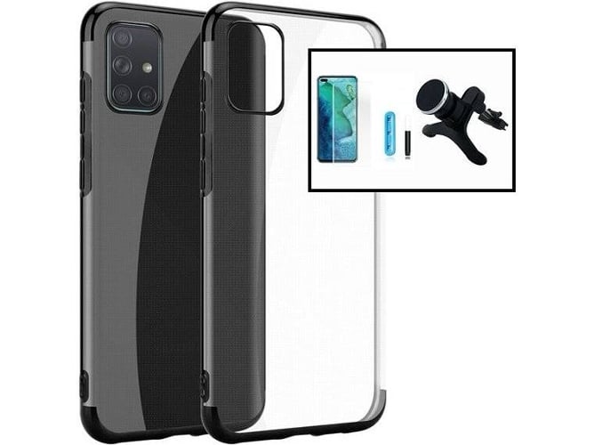 Funda + Protector + Soporte Huawei P40 Pro Plus SlimArmor (Negro)