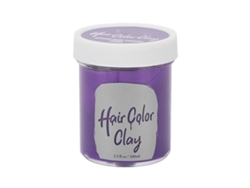Cera Arcilla Temporal De Tinte De Pelo Morado Para Hombre Y Mujer Herramienta De Estilismo Para Cosplay Fiesta Halloween 3.5oz