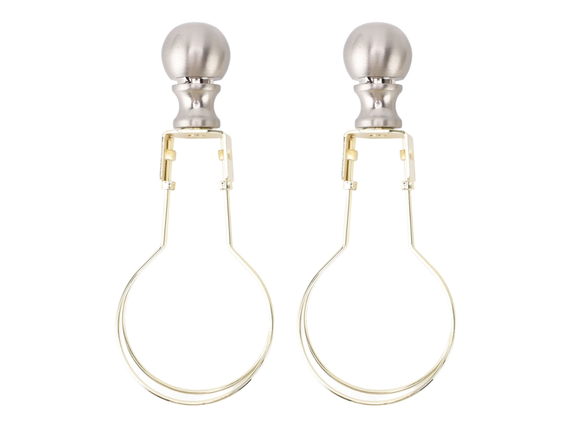 Rebe-2pcs Adaptador De Clip Para Lámpara Bombilla Porta Abatimiento De Metal Moderno Estilo Oro Para Sala Dormitorio