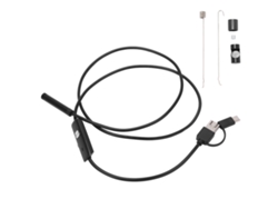 Endoscopio Industrial An100-8 De 8 Mm, Resistente Al Agua, Con Clasificación Ip67, 6 Led Ajustables Y Alcance De 1 M, Para Inspección Con Cámara.