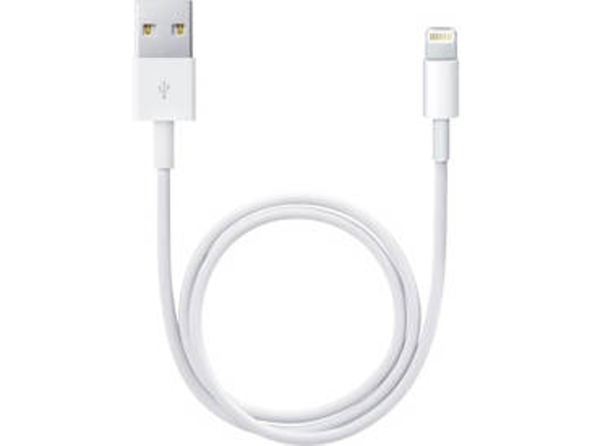 Cable USB APPLE (USB - 50 cm - Blanco)