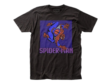 Camiseta ROCKINSTONE Spider-Man de 8 bits (M)
