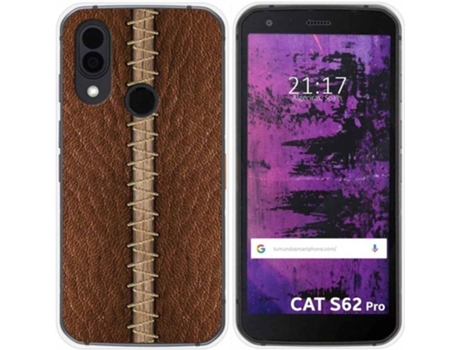 Carcasa CAT S62 Pro TUMUNDOSMARTPHONE Cuero 01 Multicolor