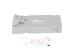 Batería De Litio Para Dron De 3,7 V Y 2600 Mah Para E88, E88pro, E525, E99, E99pro, P1, P5pro, K3, S1, P8 Y S98 (gris)