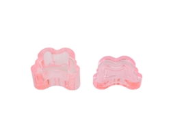 Vaso Para Lavar Bolígrafos De Uñas Engrosado Con Tapa Transparente Rosa Para Manicura Multifuncional.