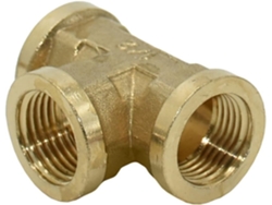Adaptador para manguera de jardín, conector telescópico de latón de 1/2 o 3/4 de pulgada | Sin marca