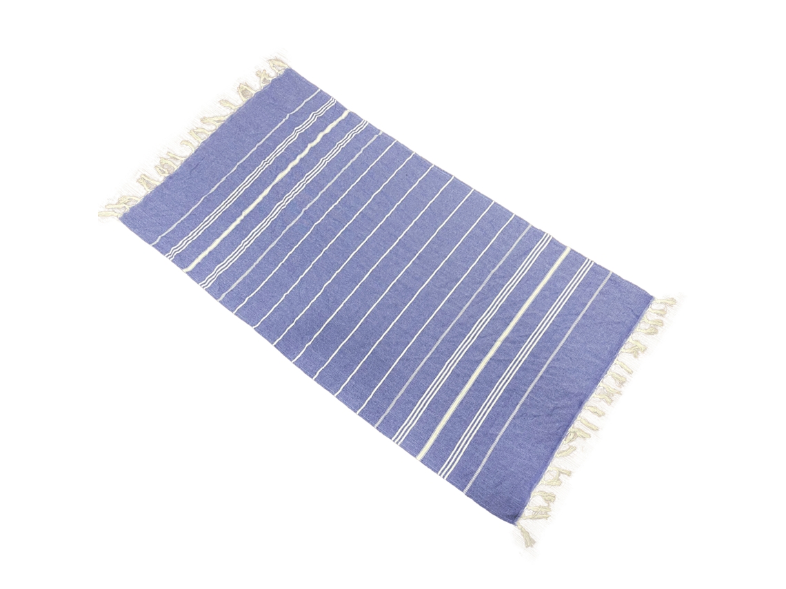 Toalla De Playa Turca Extragrande (azul), 100 % Algodón, Secado Rápido, Muy Absorbente.