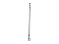Antena Telescópica Con Conector Sma Macho De Aleación Plateada Para Radio Limesdr 40mhz-6g