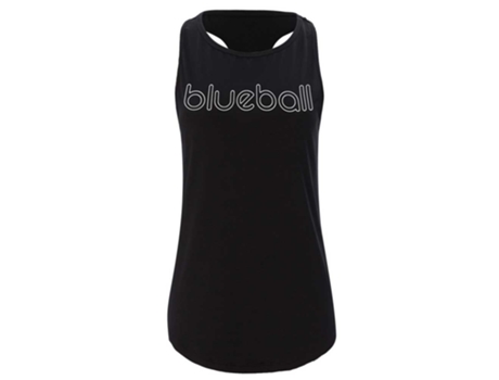 Camiseta sin Mangas Ultrafina de Mujer para Deporte BLUEBALL SPORT Racerback Negro (L)
