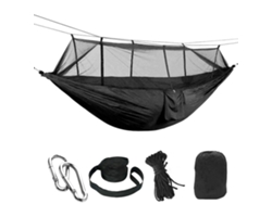 Hamaca De Descanso Chrui Con Mosquitera, 260 X 140 Cm (negro)