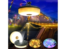 Guirnalda De Luces Led De 10 M, Rgb Y Blanco Cálido, Con Conexión Usb, 8 Modos, Recargable Y Portátil.